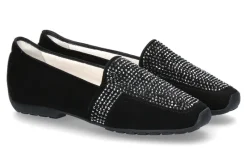 Damen Mania Slipper CAMOSCIO NERO  (36)