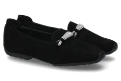 Damen Mania Slipper CAMOSCIO NERO