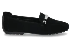 Damen Mania Slipper gefüttert CAMOSCIO 805P- schwarz