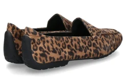 Damen Mania Slipper gefüttert LEOPARDINO CAMOSCIO