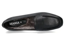 Damen Mania Slipper gefüttert NAPPA NERA AGNELLO (41½)