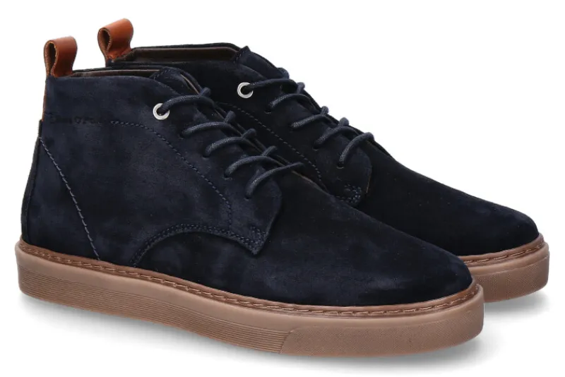 Herren Marc O'Polo Marc O' Polo Schnürschuh VELOUR NAVY