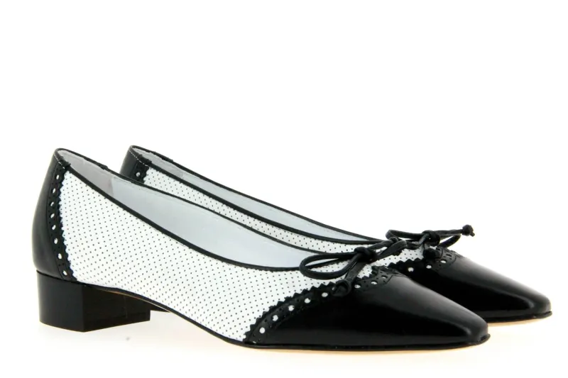 Damen Maretto Pumps BIANCO NERO (38)
