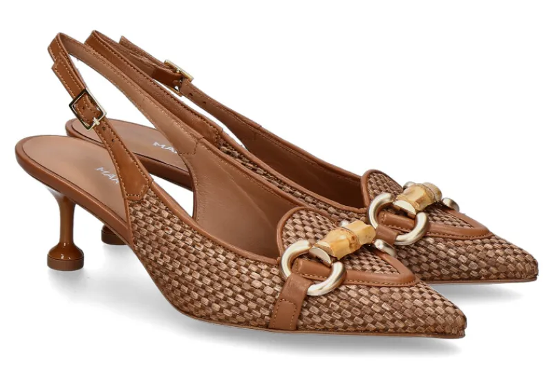 Damen Martina T Slingpumps L9008 NAPPA- cuoio/mittelbraun