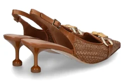 Damen Martina T Slingpumps L9008 NAPPA- cuoio/mittelbraun