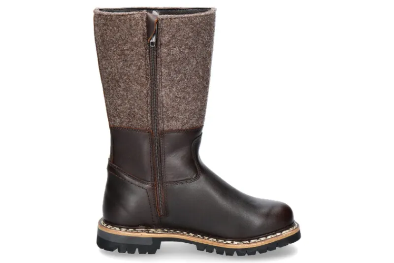 Damen Meindl Damen- Stiefel gefüttert FILZMOOS LADY- dunkelbraun