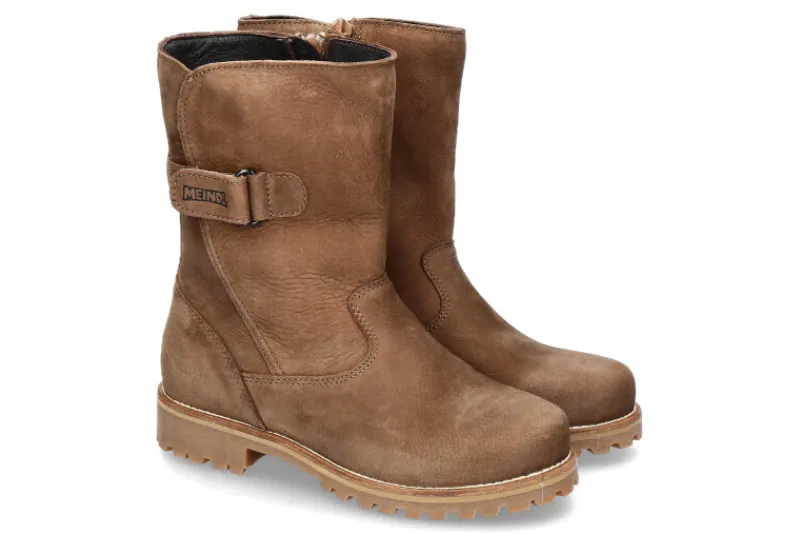 Damen Meindl Damen- Stiefelette gefüttert LADIS NUBUKLEDER- braun