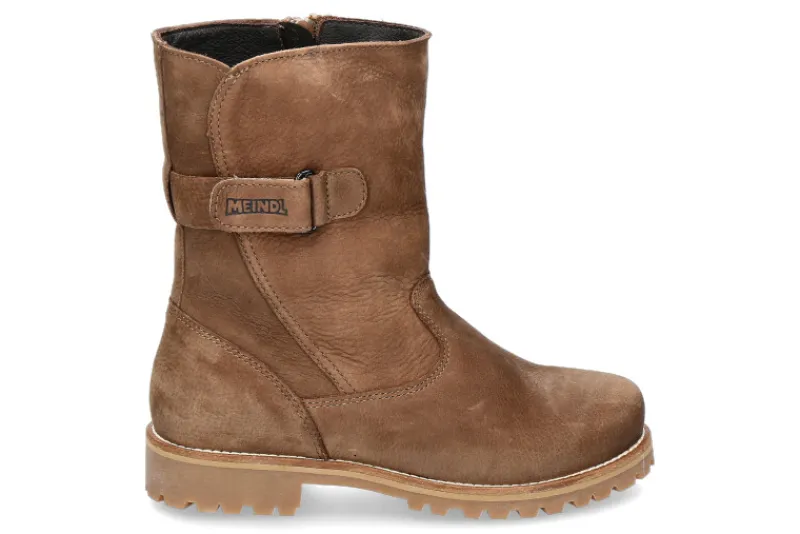 Damen Meindl Damen- Stiefelette gefüttert LADIS NUBUKLEDER- braun