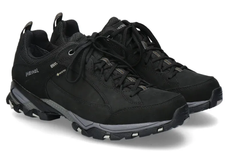Herren Meindl Trekkingschuh TOLEDO GTX NUBUKLEDER SCHWARZ (40)