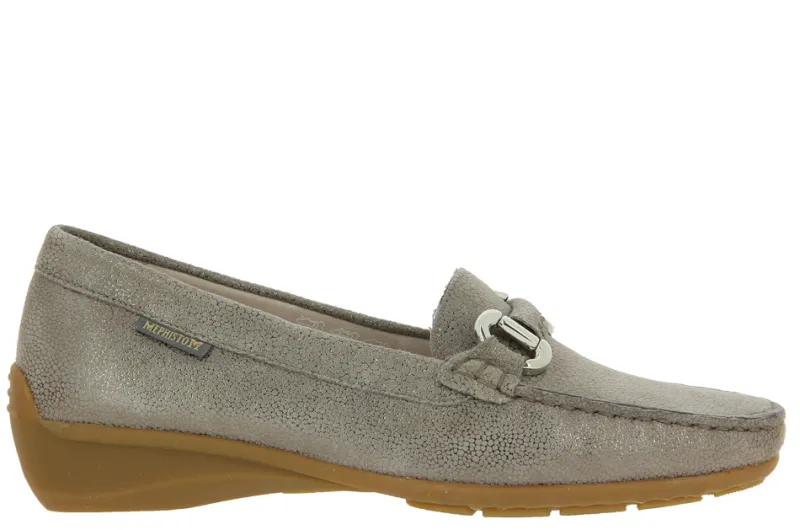 Damen Mephisto Slipper NATALA DARK TAUPE SALDANA