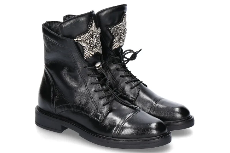 Damen Mjus Stiefelette LEATHER NERO