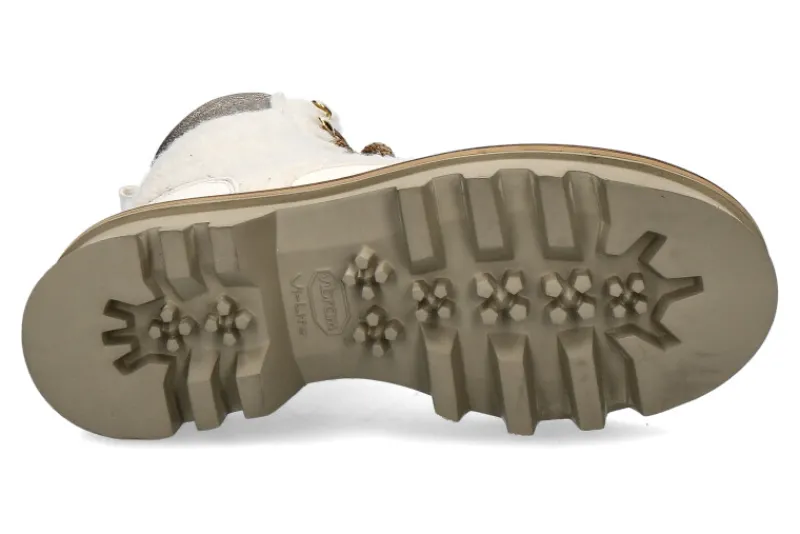 Damen Montelliana Schnürstiefelette gefüttert EVA WHITE