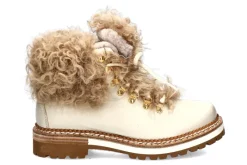 Damen Montelliana Schnürstiefelette gefüttert CLARA OFFWHITE