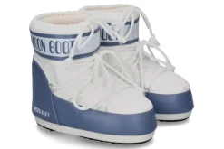 Damen Moon Boot Bootie ICON LOW NYLON- elephant grey/white