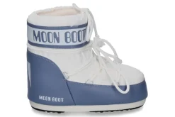 Damen Moon Boot Bootie ICON LOW NYLON- elephant grey/white