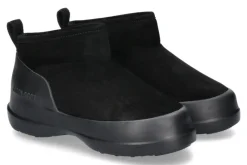 Damen Moon Boot Bootie LUNA LOW SUEDE- black/schwarz