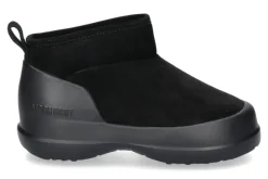 Damen Moon Boot Bootie LUNA LOW SUEDE- black/schwarz