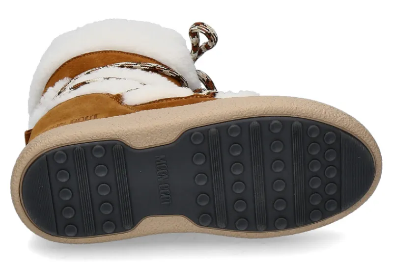 Damen Moon Boot Snowboot gefüttert LTRACK SHEARLING- whiskey/off white