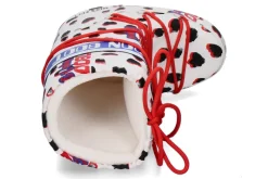Damen Moon Boot Snowboot RETROBIKER DALMATIAN- white/ red