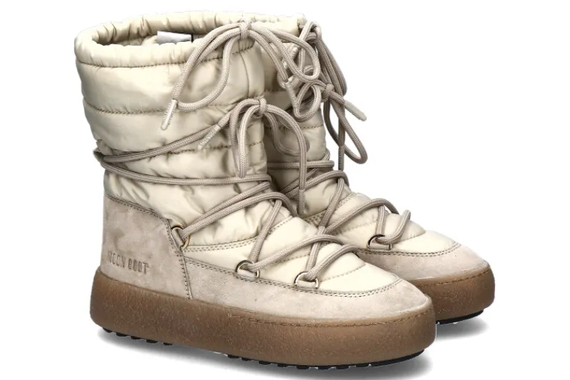 Damen Moon Boot Snowboots LTRACK SUEDE NYLON SAND