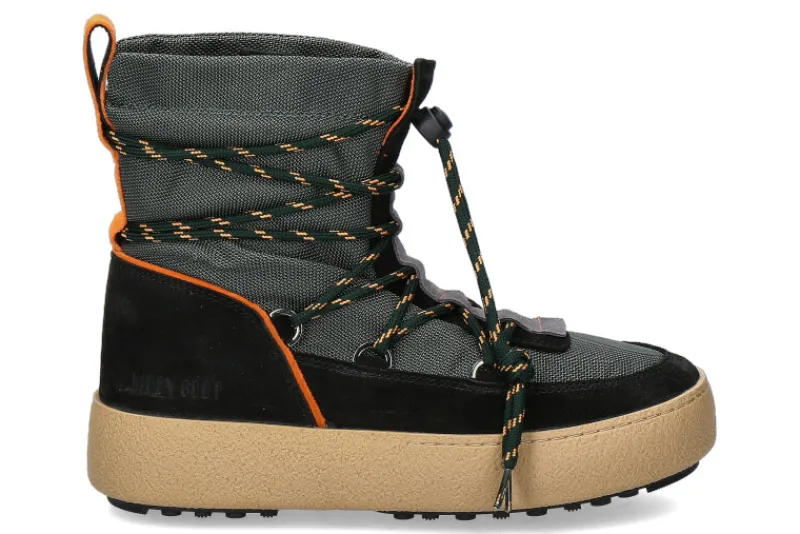 Herren Moon Boot Snowboots SLIP ON SPORT KHAKI ORANGE