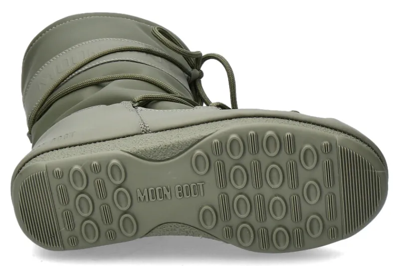 Damen Moon Boot s Stiefel HIGH RUBBER WP KHAKI
