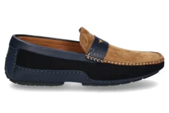 Herren Moreschi Loafer BAVIERA BLU SCURO MARRONE