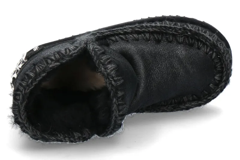 Damen mou Boots ESKIMO 18 CRACKED BLACK GREY (41)