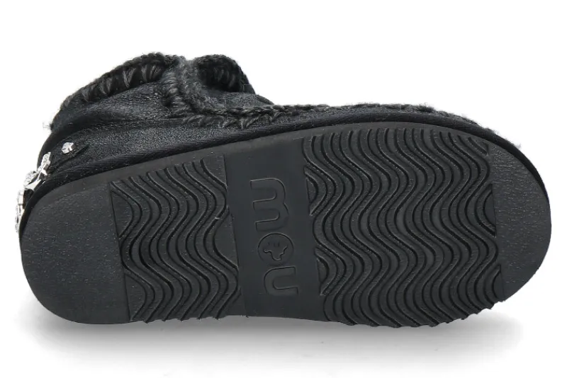 Damen mou Boots ESKIMO 18 CRACKED BLACK GREY (41)