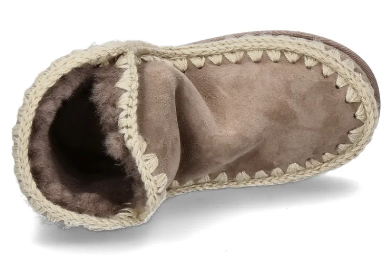 Damen mou Boots gefüttert ESKIMO ELGRY- grau/taupe