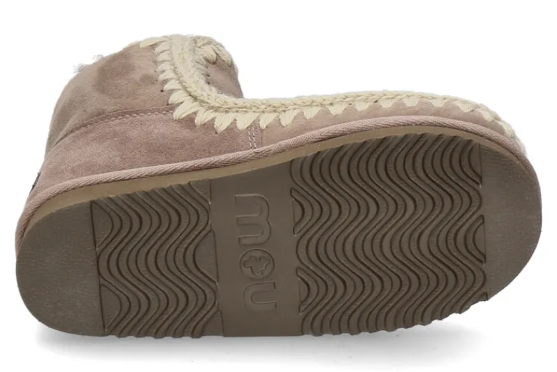 Damen mou Boots gefüttert ESKIMO ELGRY- grau/taupe