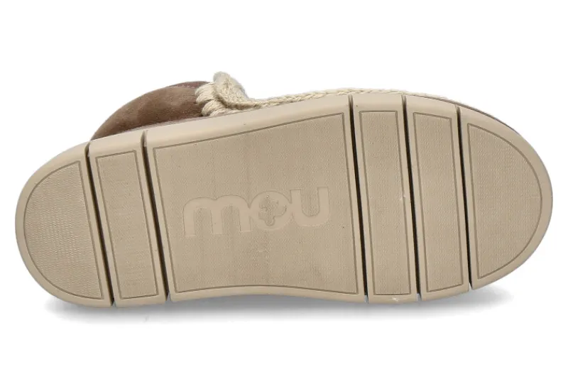Damen mou Boots gefüttert ESKIMO BOUNCE SNEAKER- taupe/grau