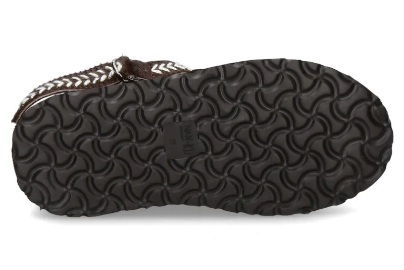 Damen Nan-Ku Couture Nan-Ku Bootie gefüttert DFH-14 CAVALLINO- coffee/ dunkelbraun