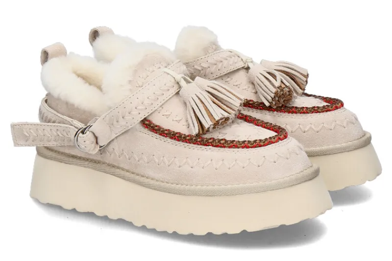 Damen Nan-Ku Couture Bootie gefüttert DFH-13 BEIGE