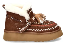 Damen Nan-Ku Couture Boots gefüttert CAMEL