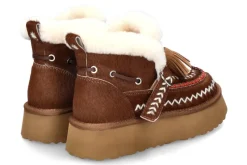 Damen Nan-Ku Couture Boots gefüttert CAMEL