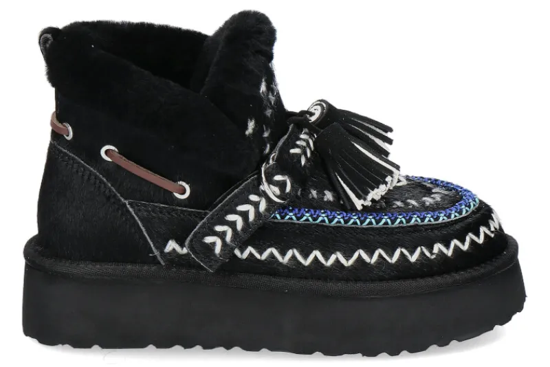 Damen Nan-Ku Couture Boots gefüttert CAVALLINO- black/ schwarz