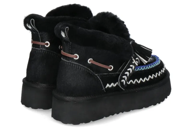 Damen Nan-Ku Couture Boots gefüttert CAVALLINO- black/ schwarz