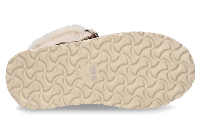 Damen Nan-Ku Couture Boots gefüttert DFH-11 BEIGE