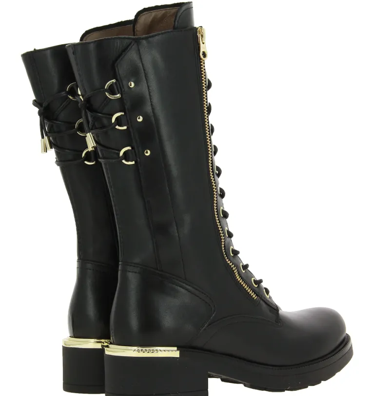 Damen Nero Giardini Schnürstiefel GUANTO NERO