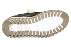 Damen New Italia Shoes Boots gefüttert ERIKA- schwarz/ gold/ grün