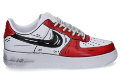 Herren Ballo Da Sola Nike Air Force 1 Sneaker by CARTOON rot/weiss