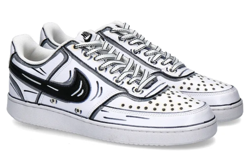 Herren Ballo Da Sola Nike by BallodaSola Sneaker CARTOON BLACK WHITE