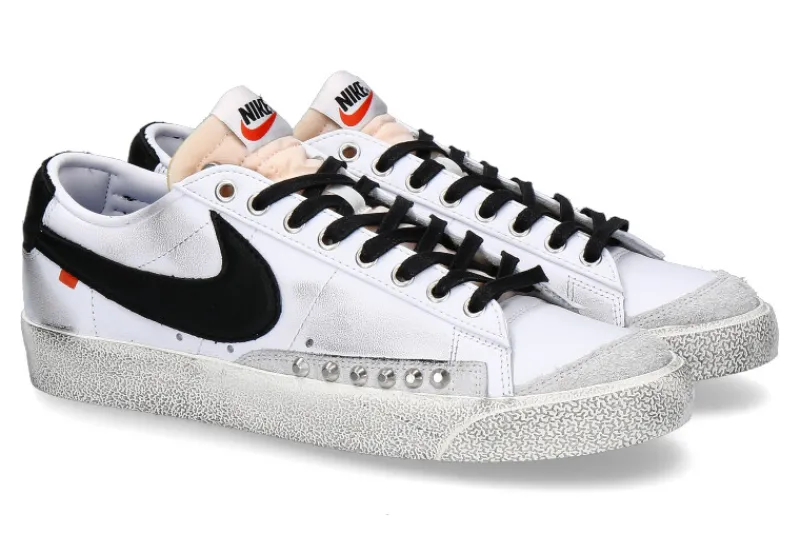 Herren Ballo Da Sola Nike customized Sneaker BLAZER VINTAGE WHT/BLK