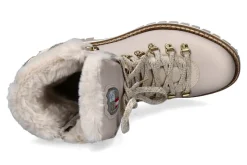 Damen New Italia Shoes NiS Schnürboots gefüttert ANNA- off-white