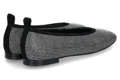 Damen Odare Ballerina AGATA CAMOSCIO- nero