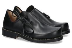 Herren Haferl Original Original Haferl Trachtenschnürer LUDWIG RINDLEDER SCHWARZ (44)