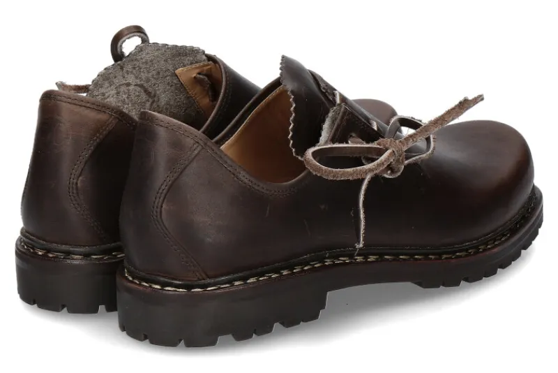 Herren Haferl Original Original Haferl Trachtenschnürer LUDWIG RINDLEDER TAUPE (46)