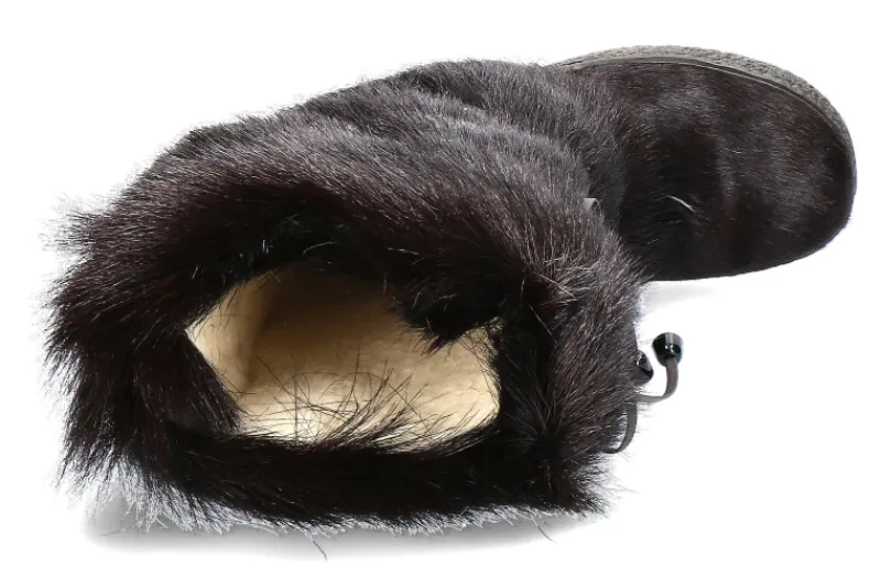 Damen Oscar Sport Fellstiefel GIADA BRAUN