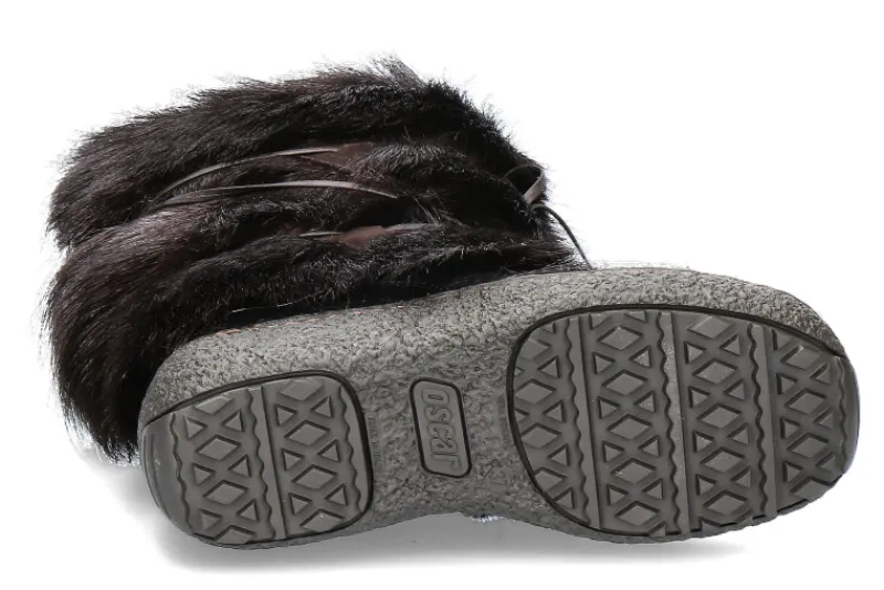 Damen Oscar Sport Fellstiefel GIADA BRAUN